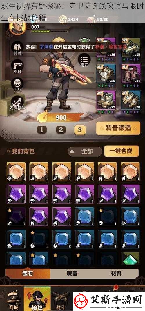 双生视界荒野探秘：守卫防御线攻略与限时生存挑战秘籍