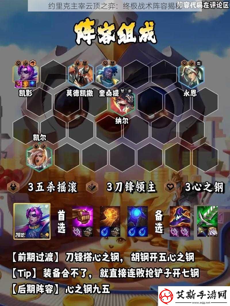约里克主宰云顶之弈：终极战术阵容揭秘