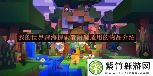 我的世界深海探索者附魔适用的物品介绍