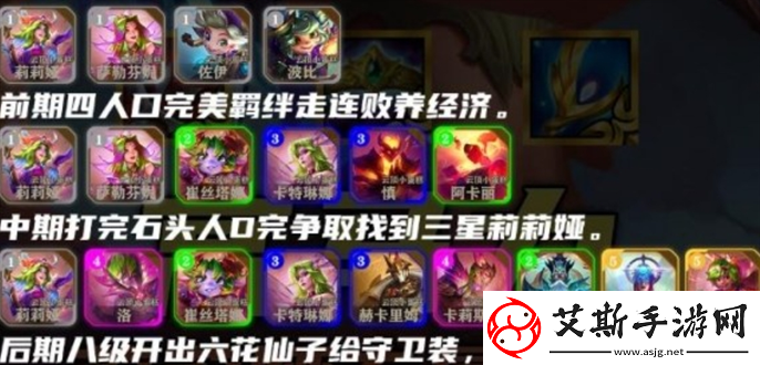 金铲铲之战高马力莉莉娅阵容怎么搭配