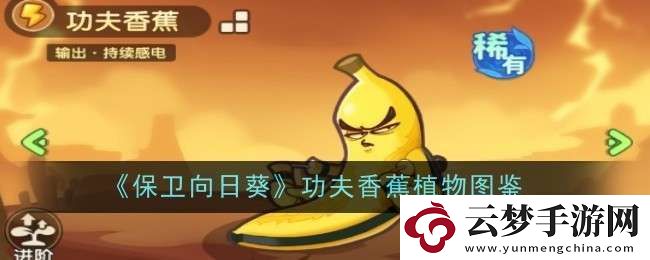 《保卫向日葵功夫香蕉植物图鉴
