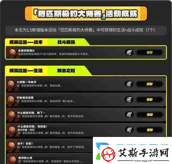 绝区零厄匹斯极钓大师赛玩法攻略厄匹斯极钓大师赛七成就如何达成
