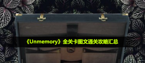 非记忆unmemory怎么通关-全关卡图文通关攻略汇总