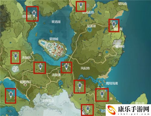 原神蒙德璃月地灵龛共有几个-璃月地灵龛数量介绍